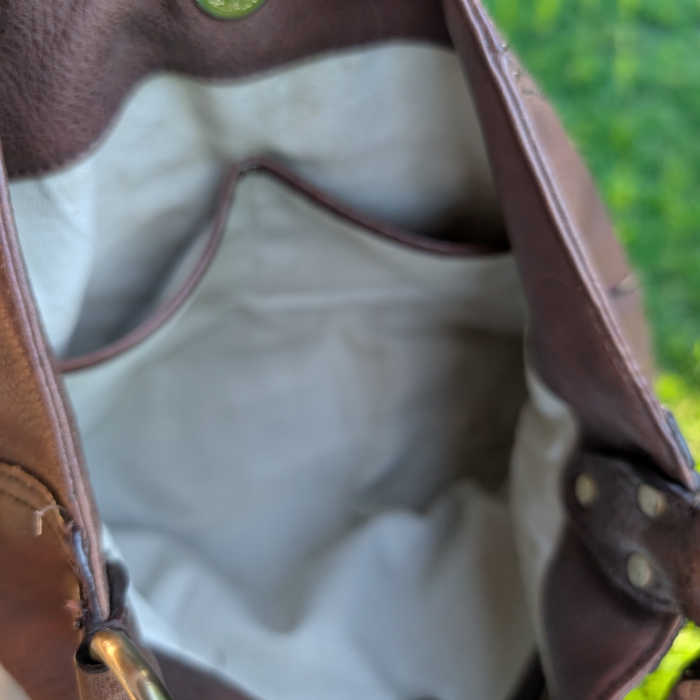 Michael Kors Brown Pebbled Leather Shoulder Bag - Picture 11 of 11